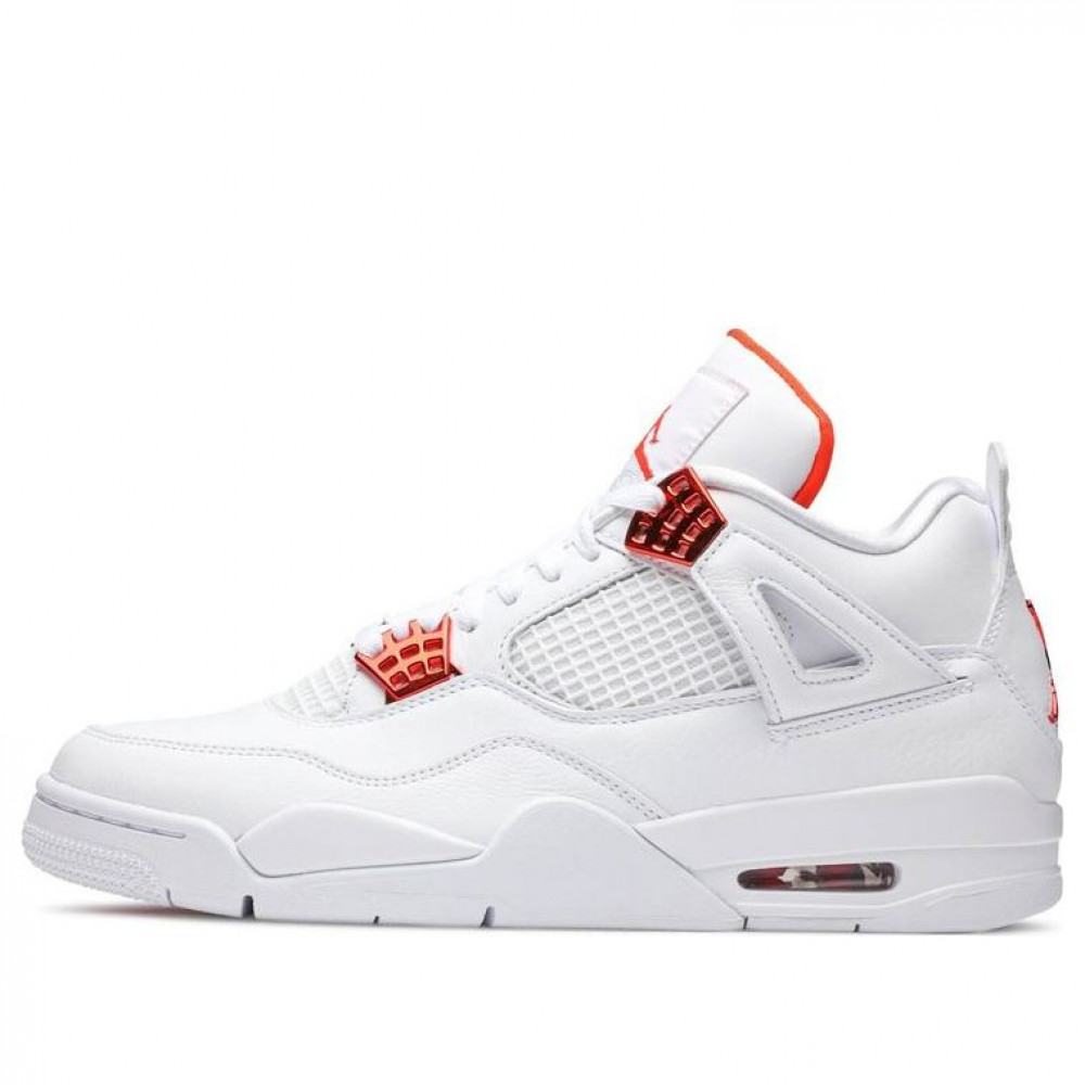 (GS) Air Jordan 4 Retro  Orange Metallic  408452-118
