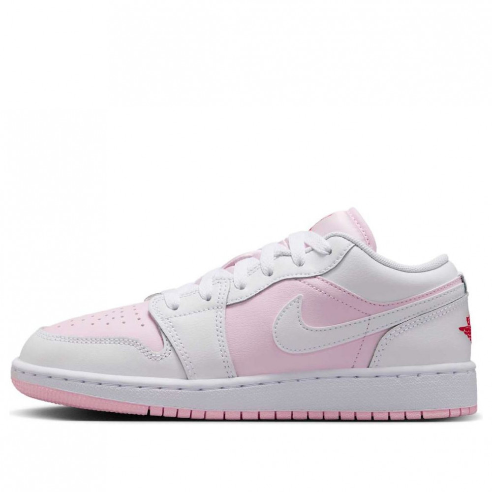 (GS) Air Jordan 1 Low Pink Foam White 553560-608 (GS) Air Jordan 1 Low Pink Foam White 553560-608