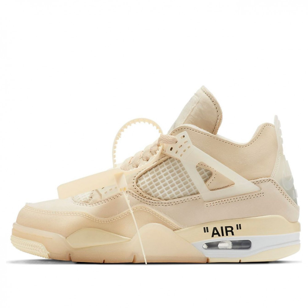 (WMNS) Air Jordan 4 x Off-White SP Sail CV9388-100 (WMNS) Air Jordan 4 x Off-White SP Sail CV9388-100