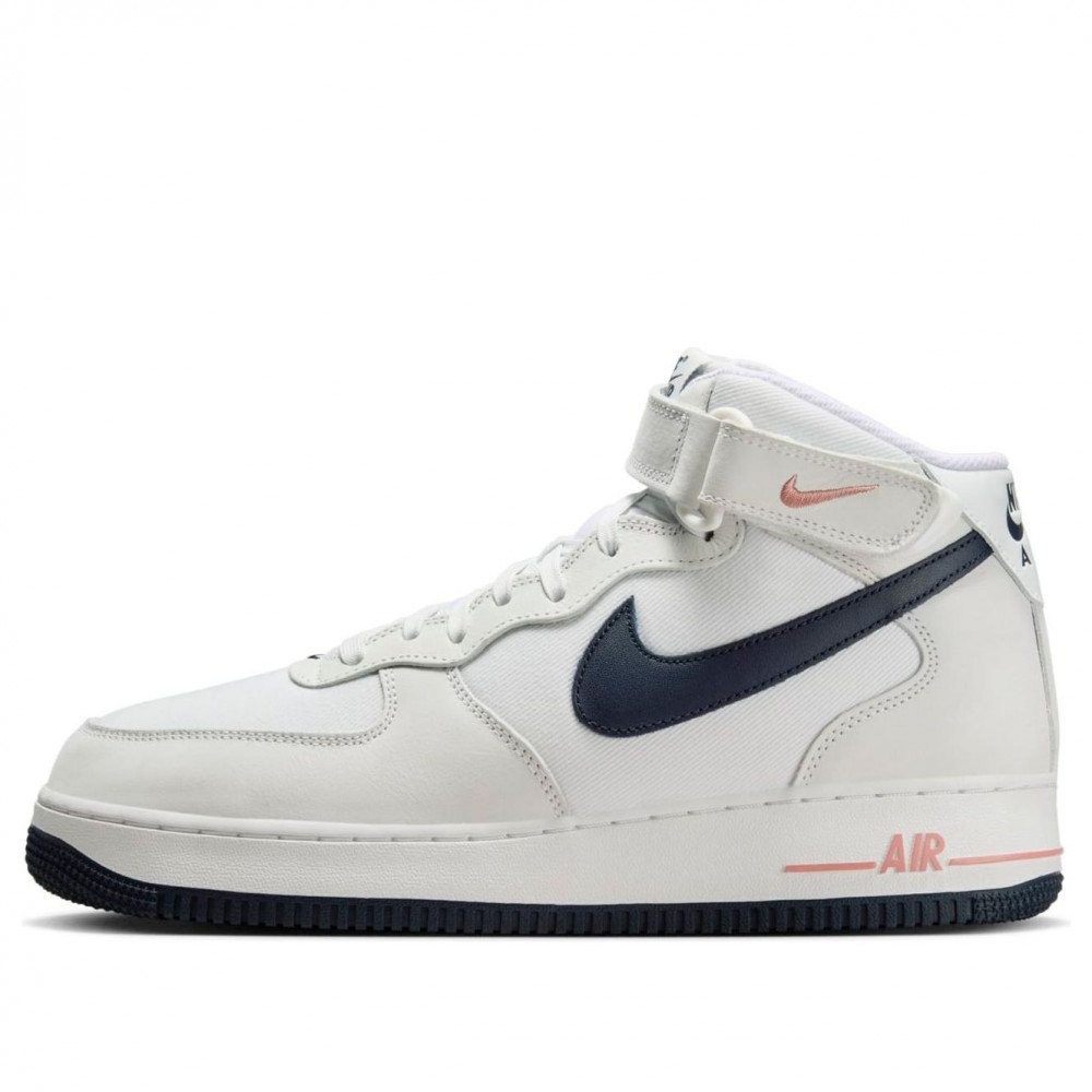 Nike Air Force 1 Mid  07 LX  Summit White Obsidian  FB8879-100
