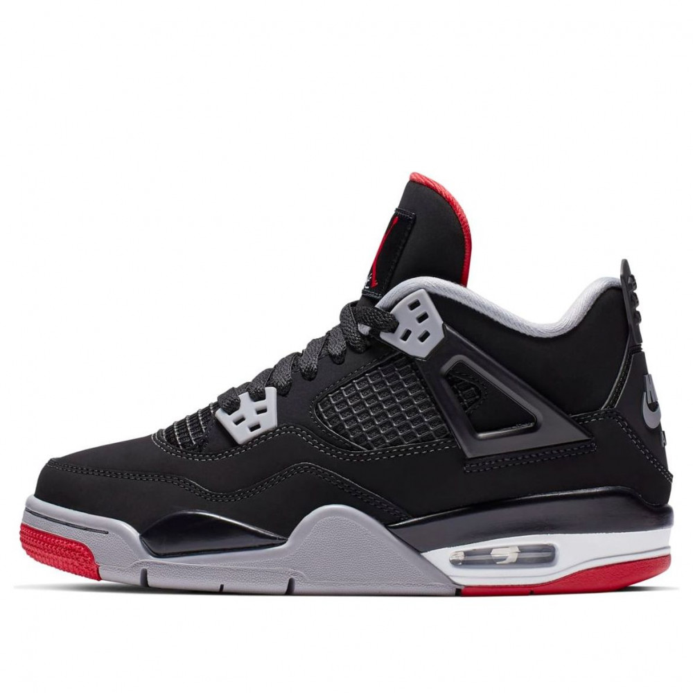 (GS) Air Jordan 4 Retro OG Bred 2019 408452-060 (GS) Air Jordan 4 Retro OG Bred 2019 408452-060