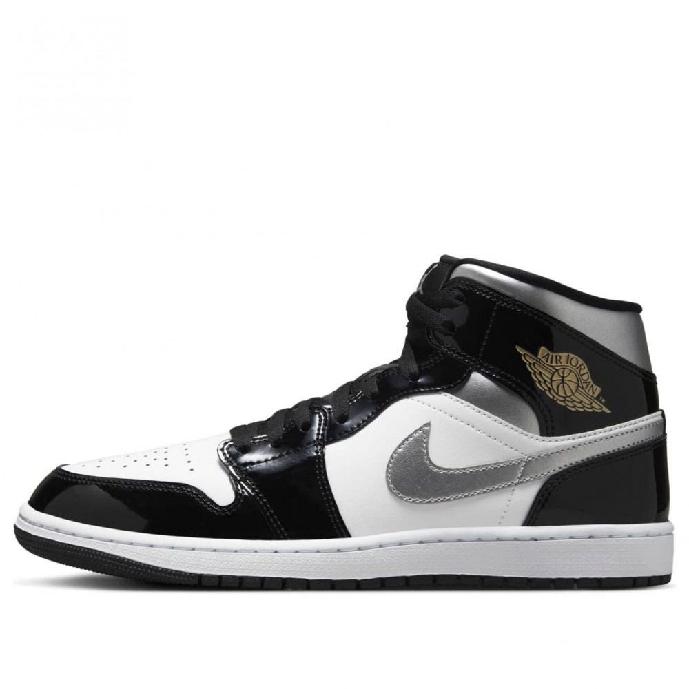 Air Jordan 1 Mid Black Patent HV0789-010 Air Jordan 1 Mid Black Patent HV0789-010