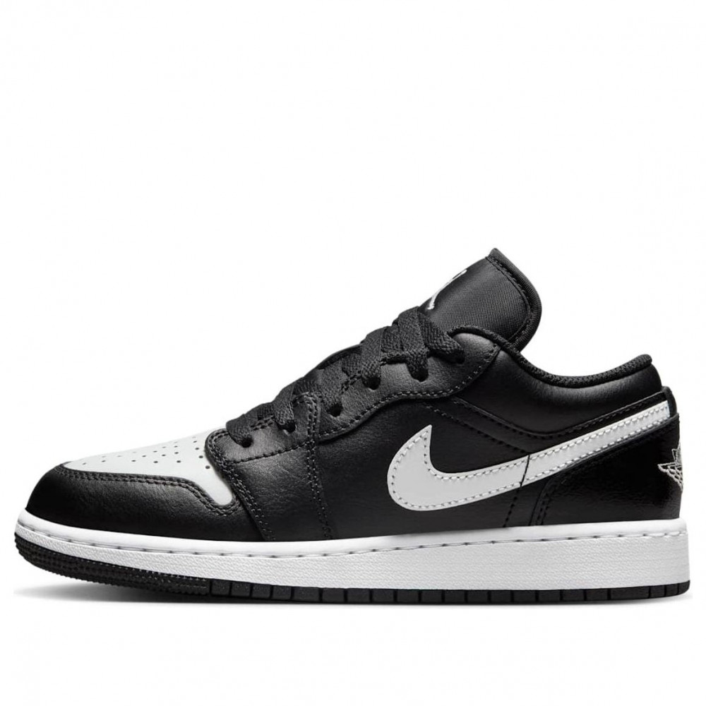 (GS) Air Jordan 1 Low Black Summit White 553560-043 (GS) Air Jordan 1 Low Black Summit White 553560-043