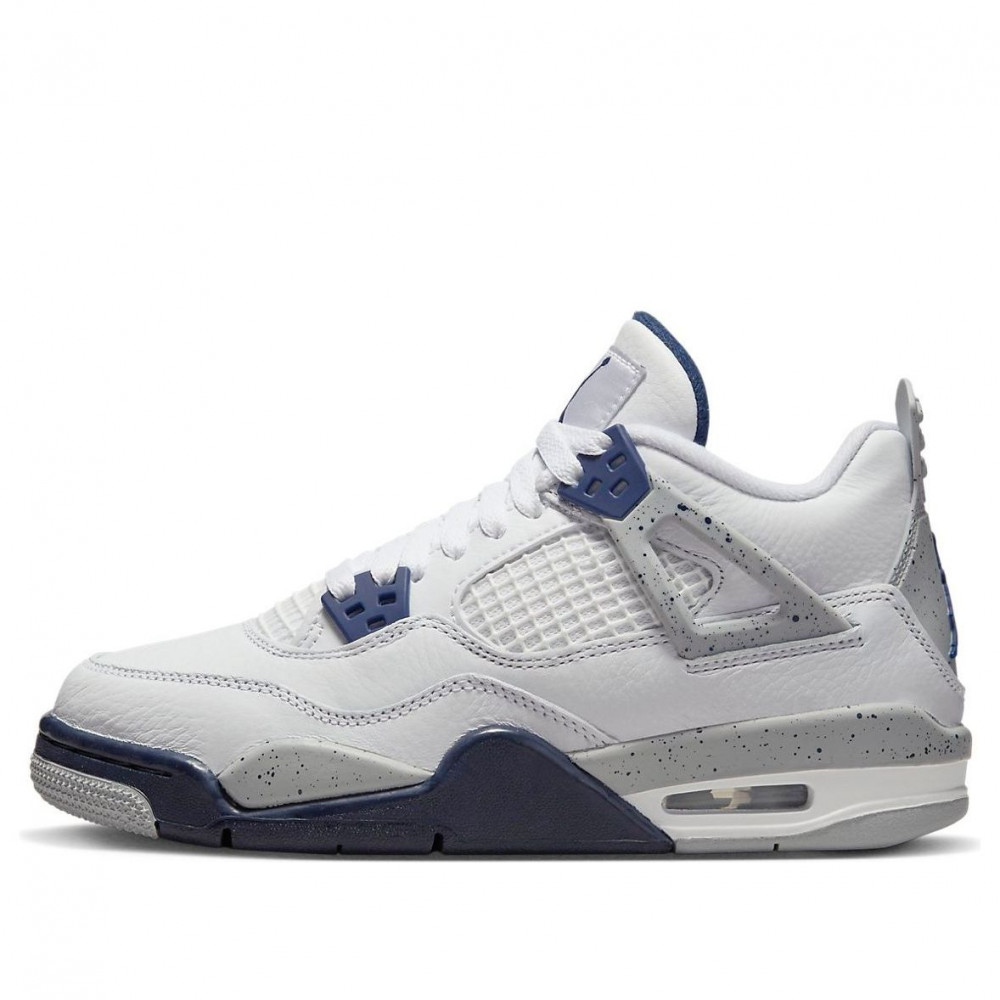 (GS) Air Jordan 4 Retro Midnight Navy 408452-140 (GS) Air Jordan 4 Retro Midnight Navy 408452-140
