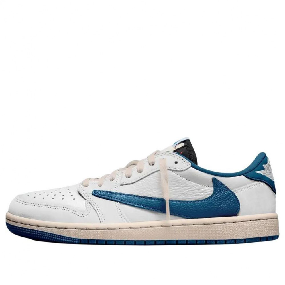 Air Jordan 1 Low x Travis Scott x Fragment Sail Military Blue DM7866-104 Air Jordan 1 Low x Travis Scott x Fragment Sail Military Blue DM7866-104