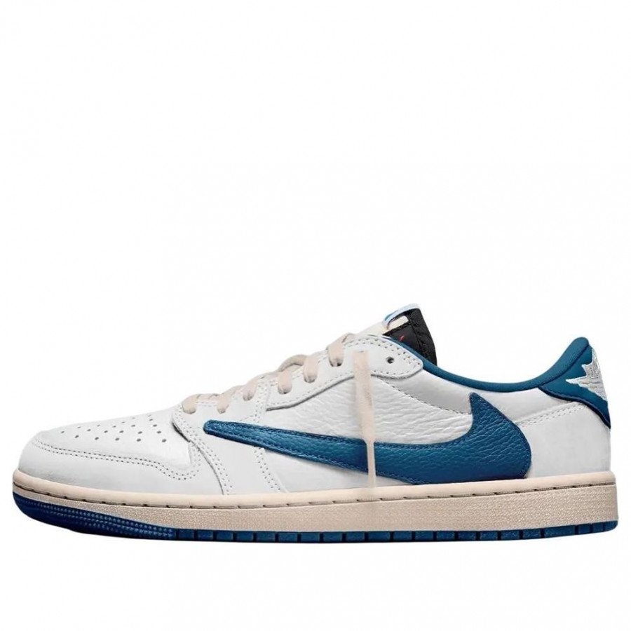 Air Jordan 1 Low x Travis Scott x Fragment Sail Military Blue